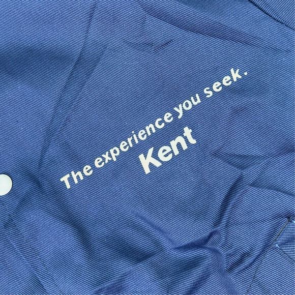 Vintage Union Made Embroidered Kent Varsity / Baseball Jacket - Picture 2 of 6